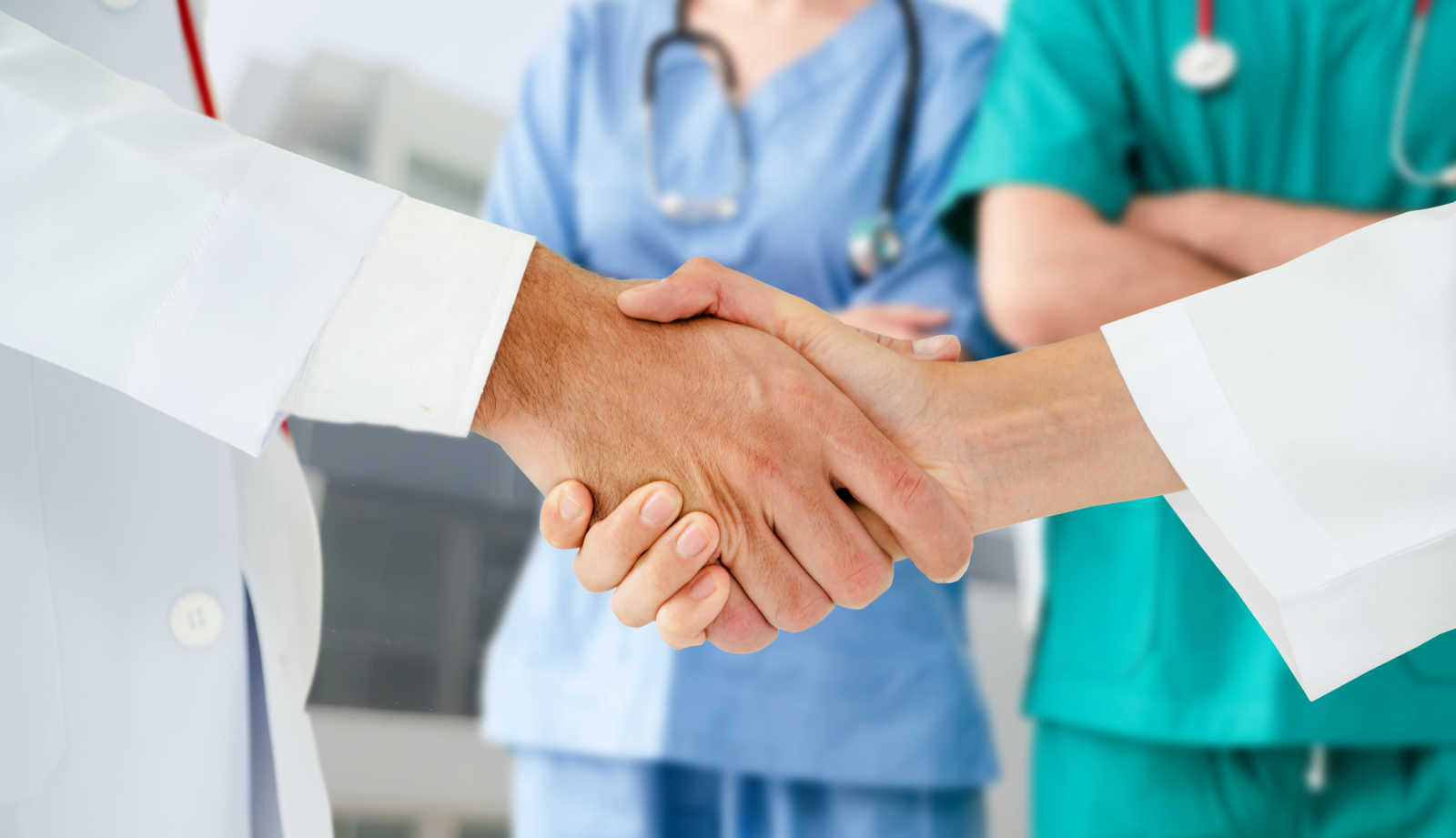 Medical professionals collaborating - representing our trusted hospital partnerships